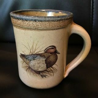 Monroe Salt Pottery 12 Ounce Duck Bird Coffee Mug Euc Rare