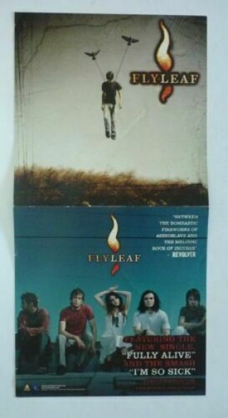 Flyleaf 24 " X12 " Debut Album Promo Poster Flat Rare