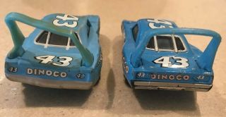 2 Disney Pixar Cars - 1 Rare Dinoco The King & 1 Regular (Moving Eyes) 4