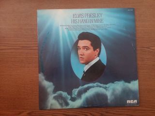 1976 Vg Rare W.  Sleeve Elvis Presley ‎– Anl1 - 1319 His Hand In Mine Album Lp33