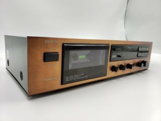 Rare Bronze Plated Denon Dr - M07 Stereo Cassette Deck And Perfectly