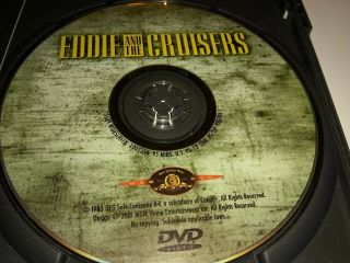 Eddie and the Cruisers - Michael Pare (Pre - Owned DVD) Rare - Out of Print 3
