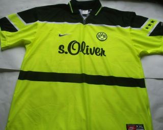 Borussia Dortmund Bvb 1997 1998 Home Shirt Rare Classic