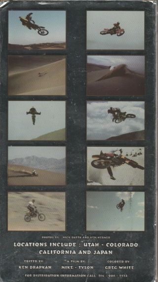 LBZ CHROME DIRT BIKE VIDEO [VHS] MOTORCROSS 30 MIN.  Rare HTF 2