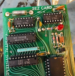Rare Vintage Apple II Orbital Systems 2EZ Card Circuit Board 6