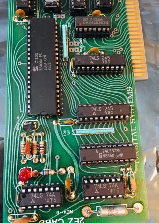 Rare Vintage Apple II Orbital Systems 2EZ Card Circuit Board 7