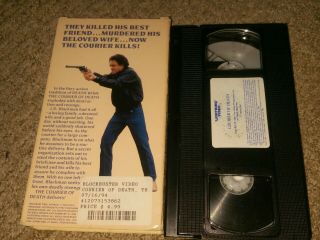 The Courier Of Death VHS Exploitation Very Rare 2