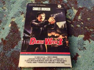 Death Wish 3 Vhs Big Box Charles Bronson Good Rare Vigilante 1986
