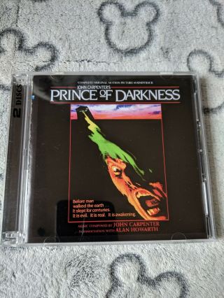 Prince Of Darkness Ost By John Carpenter & Alan Howarth 2 - Cd Set 2009 Rare