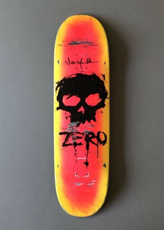 Zero Custom Painted Deck Ridden & Signed By Jamie Thomas Rare
