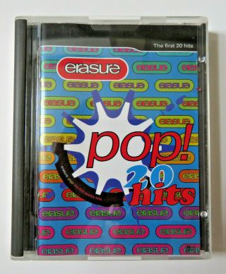 Minidisc - Erasure Pop The First 20 Hits - Rare Format Vgc