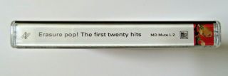 MINIDISC - ERASURE Pop The First 20 Hits - Rare Format VGC 4