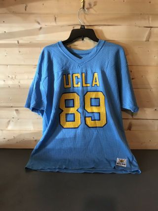 Vintage Ucla Football Jersey 1980’s Medalist Sand Knit Rare Awesome Large