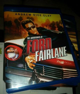 Adventures Of Ford Fairlane Blu Ray Rare Oop Andrew Dice Clay Robert Englund