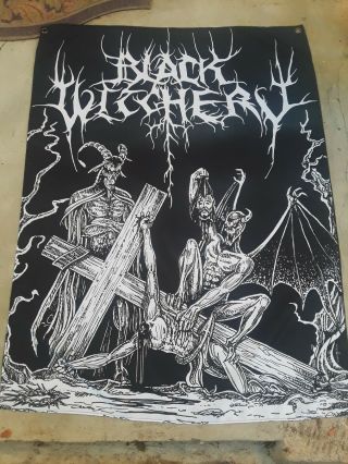 Black Witchery Poster Flag Rare Black Metal