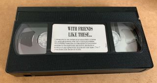 WITH FRIENDS LIKE THESE Magnum VHS horror gore anthology RARE Creepshow 4