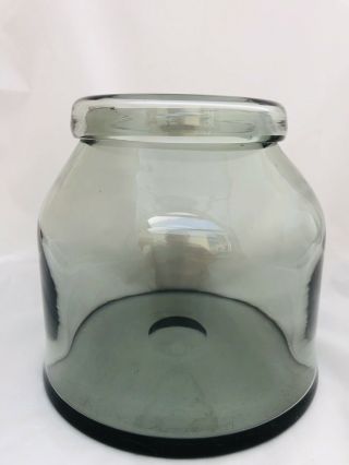 Rare Midnight Dartington Glass Ft75 Vase
