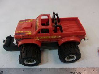 Schaper Stomper 4x4 Chevy Crimson Crusher Rare Toy Truck W/ Driver