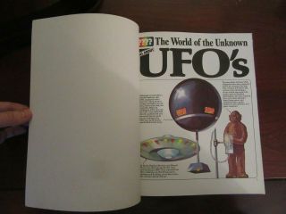 The World of the Unknown All About UFO ' s USBORNE rare cult title 3