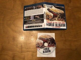 The Great Alligator Blu Ray Code Red Widescreen Hd Scan Oop Rare