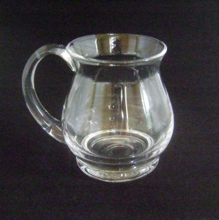 Rare Wedgwood Crystal Glass Pint Pot:tankard / Mug 2