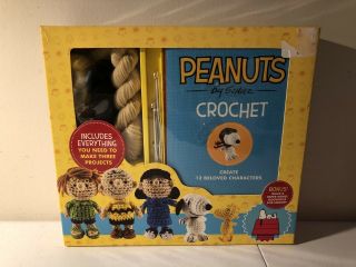 Peanuts Crochet By Kristen Rask (2015,  Kit) Rare