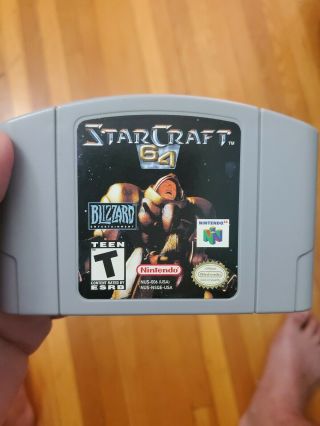 Starcraft 64 Nintendo 64 N64 Oem Authentic Video Game Cart Rare Great