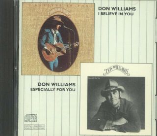 Don Williams - I Believe In You/especially For You Cd (2lps On 1cd) Mca Vgc Rare