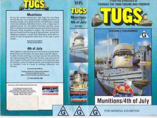 Tugs Munitions/4th July Video Vhs Video Pal A Rare Find