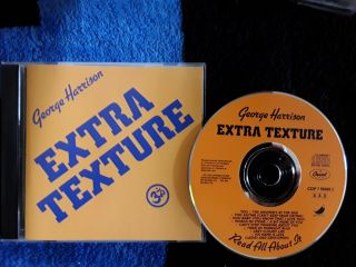 George Harrison Extra Texture Issue Cd Rare Oop The Beatles Emi