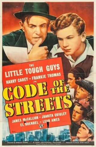 Little Tough Guys : Code Of The Streets Rare Classic Dvd 1939 Dead End Kids