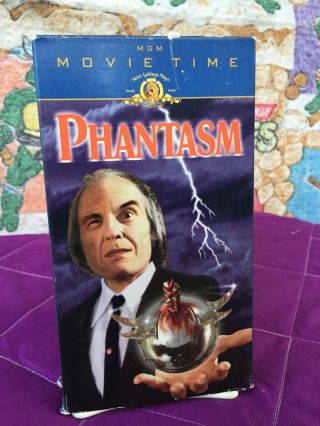 Phantasm [vhs,  Mgm Home Video] Movie Time Edition Rare Outtakes