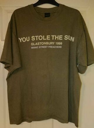 Vintage Manic Street Preachers Glastonbury 1999 Shirt (rare)