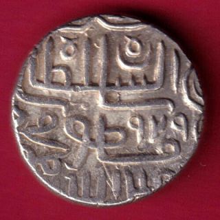 Gujarat Sultan - Ah 929 - Muzaffar Shah Ii - One Tanka - Rare Silver Coin L9