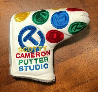 RARE Scotty Cameron TOUR ONLY Dancing CIRCLE T Putter Cover - MID MALLET 3