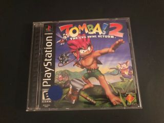 Tomba 2 The Evil Swine Return Sony Playstation 1 2000 Rare Complete Psx Ps1 Cib