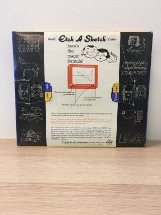 RARE Etch A Sketch Toy Ohio Art 505 VTG 1950’s w/ Box L2 - 1 2