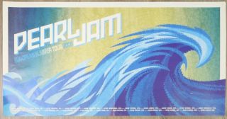 2006 Pearl Jam - European Tour Rare Promo Concert Poster