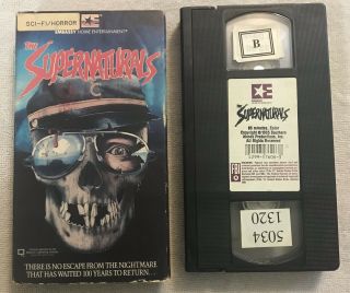Supernaturals (vhs,  1986) Rare Horror Collectible Cult Oop