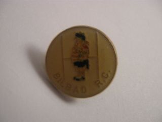 Rare Old Bilbao Rugby Union Football Club Metal Press Pin Badge