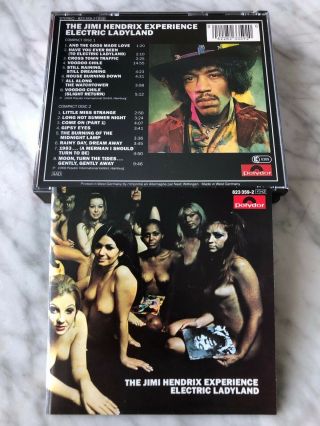 The Jimi Hendrix Experience Electric Ladyland 2 CD West Germany TARGET ERA RARE 5