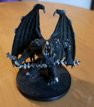 Wotc D&d Mini Horned Devil 34 Rare Dungeons And Dragons Pathfinder No Card