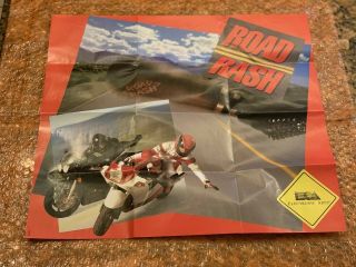 Road Rash (With Rare Poster / Sega Genesis,  1991) 4
