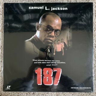 187 Widescreen Ac - 3 Laserdisc - Samuel L Jackson - Rare