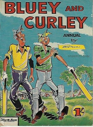 Vintage And Rare Bluey And Curley Comic Annual By Les Dixon