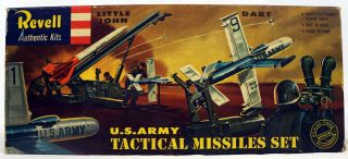 Revell 1/48 U.  S.  Army Tactical Missiles Set H - 1812 " S " 1958 - Complete Oop Rare