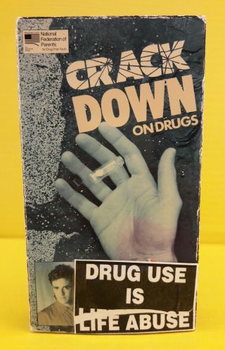 Crackdown On Drugs - Vhs Rare Educational Straight Talk Teen Pear Pressure Coke