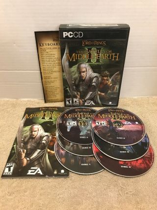 Lord Of The Rings Battle For Middle Earth Ii 2 Pc W/ Keytested Rare Rts Game