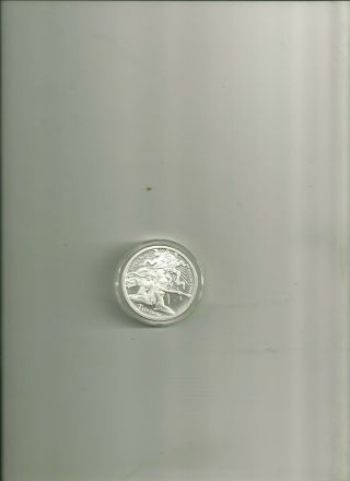 2 Oz Silver Shield Mini Mintage Trivium Girls.  999 Silver Round Rare Coin Hot