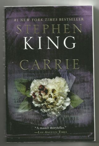 Carrie By Stephen King Rare First Anchor Books Edition 2013